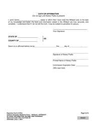 Affidavit 1 Affidavit of Basic Information, Income, and Expenses - Ohio, Page 8