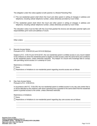 Uniform Domestic Relations Form 15 Judgment Entry - Decree of Divorce With Children - Ohio, Page 10