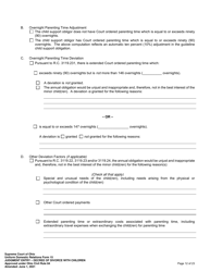 Uniform Domestic Relations Form 15 Judgment Entry - Decree of Divorce With Children - Ohio, Page 12