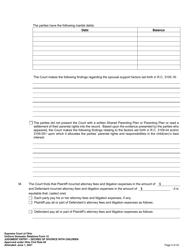Uniform Domestic Relations Form 15 Judgment Entry - Decree of Divorce With Children - Ohio, Page 5