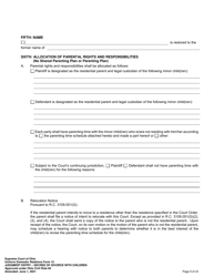 Uniform Domestic Relations Form 15 Judgment Entry - Decree of Divorce With Children - Ohio, Page 9