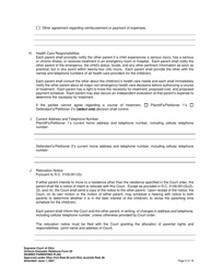 Uniform Domestic Relations Form 20 Shared Parenting Plan - Ohio, Page 5
