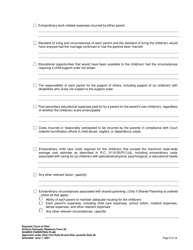 Uniform Domestic Relations Form 20 Shared Parenting Plan - Ohio, Page 9