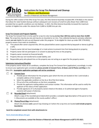 Document preview: Scrap Tire Removal Certifications and Consent Form for Citizens and Businesses - Ohio