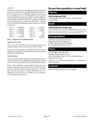 Instructions for Form OR-706-R, 150-104-007 Repayment of Oregon Natural Resource Credit - Oregon, Page 4