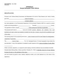 Instructions for Form 5600-PM-BMP0321 Anthracite Underground Mine Permit Application - Pennsylvania, Page 4