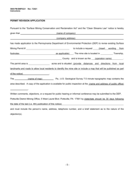 Instructions for Form 5600-PM-BMP0321 Anthracite Underground Mine Permit Application - Pennsylvania, Page 5