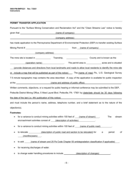 Instructions for Form 5600-PM-BMP0321 Anthracite Underground Mine Permit Application - Pennsylvania, Page 6