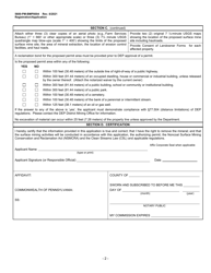 Form 5600-PM-BMP0004 General Permit for Short-Term Construction Projects Bmp-Gp-103 Registration/Application - Pennsylvania, Page 2