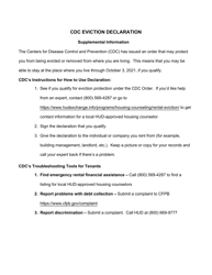 Form MDJS310 C CDC Eviction Protection Declaration - Pennsylvania, Page 3