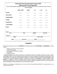 Application for 100% Permanent Disability Fishing/Combination License - Rhode Island, Page 2