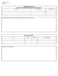 Form SFN58679 Extension Request-Other Real Estate Owned - North Dakota, Page 2