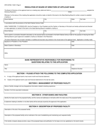Form SFN50788 Application to Establish a Facility - North Dakota, Page 2