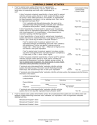 Form 202 Charitable Gaming Permit Amendment - Virginia, Page 5