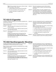 Instructions for Form TC-553 Tobacco Products Tax Return - Utah, Page 3