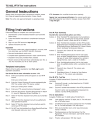 Document preview: Instructions for Form TC-922 Ifta Tax Return - Utah