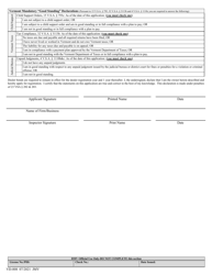 Form VD-008 Application for Dealer Registration - Vermont, Page 3