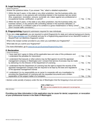 Form AMC-622-194 Appraisal Management Company Designated Controlling Person Registration - Washington, Page 2