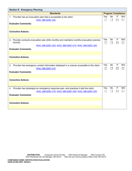 DSHS Form 09-995 Companion Home Certification Evaluation - Washington, Page 7