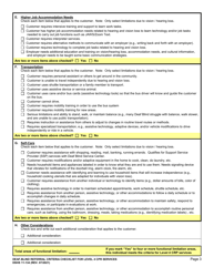 DSHS Form 11-134 Deaf-Blind Referral Criteria Checklist for Level 4 Crp Services - Washington, Page 3