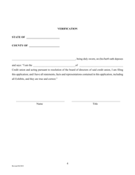 Application to Amend Bylaws (Section 3.01) Community of Interest - Occupational - Texas, Page 4