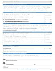 Form 50-884 Tax Rate Calculation Worksheet - School Districts With Chapter 313 Agreements - Texas, Page 6