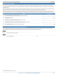Form 50-858 Water District Voter-Approval Tax Rate Worksheet for Low Tax Rate and Devloping Districts - Texas, Page 2