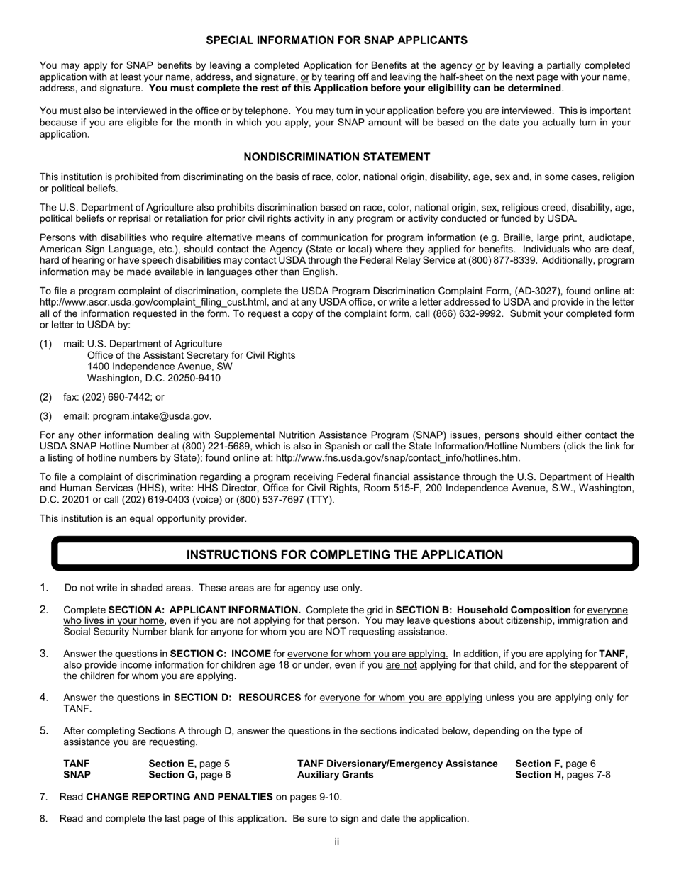 Form 032-03-0824-37-ENG Application for Benefits - Virginia, Page 2