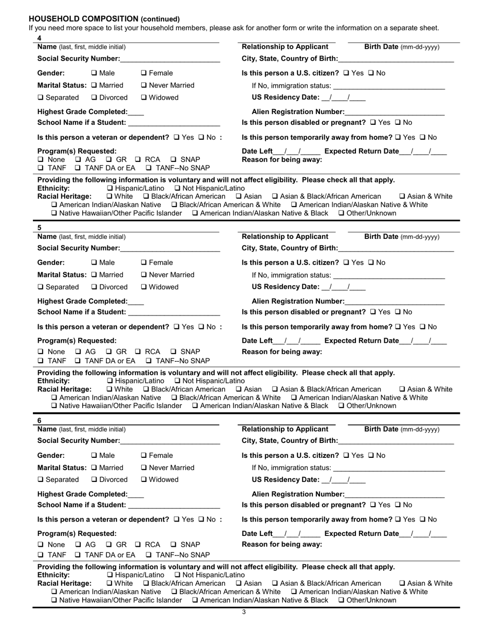 Form 032-03-0824-37-ENG Application for Benefits - Virginia, Page 7