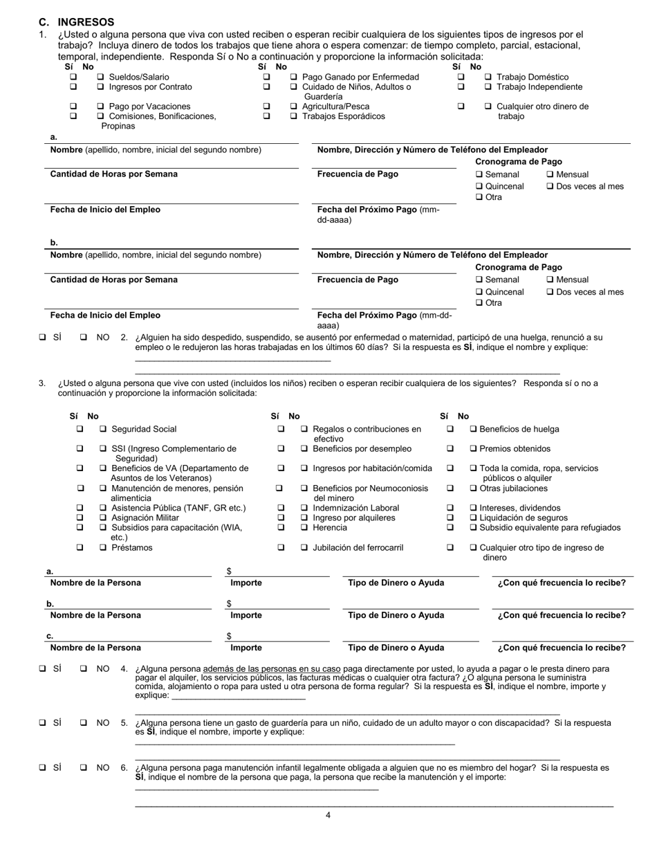 Formulario 032-03-0824-37-SPA Solicitud De Beneficios - Virginia (Spanish), Page 8