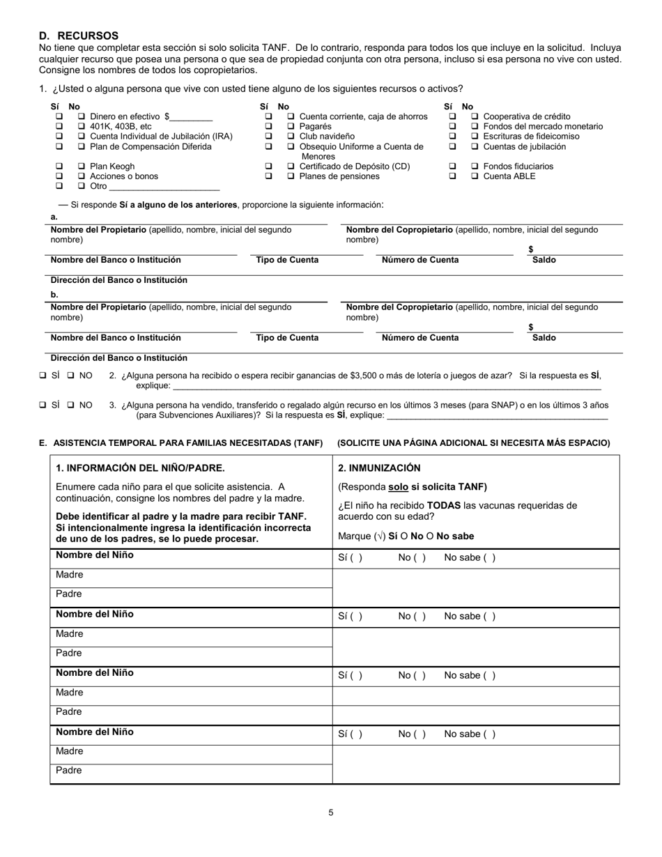 Formulario 032-03-0824-37-SPA Solicitud De Beneficios - Virginia (Spanish), Page 9