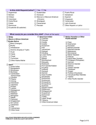 DCYF Form 05-008 Early Eceap Prescreen &amp; Application (Combined Form) - Washington, Page 2