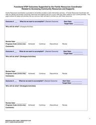 DCYF Form 15-055 Individualized Family Service Plan (Ifsp) - Washington, Page 11