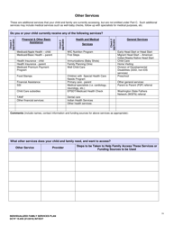 DCYF Form 15-055 Individualized Family Service Plan (Ifsp) - Washington, Page 16