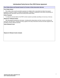 DCYF Form 15-055 Individualized Family Service Plan (Ifsp) - Washington, Page 21