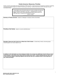 DCYF Form 15-055 Individualized Family Service Plan (Ifsp) - Washington, Page 5