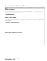 DCYF Form 15-055 Individualized Family Service Plan (Ifsp) - Washington (Somali), Page 22