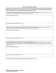 DCYF Form 15-055 Individualized Family Service Plan (Ifsp) - Washington (Somali), Page 8