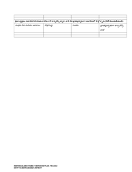 DCYF Form 15-055 Individualized Family Service Plan (Ifsp) - Washington (Telugu), Page 21