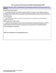 DCYF Formulario 15-055 Plan De Servicio Familiar Individualizado (Ifsp) - Washington (Spanish), Page 18