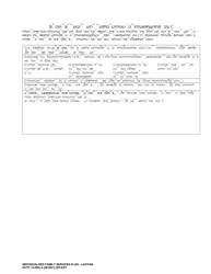 DCYF Form 15-055 Individualized Family Service Plan (Ifsp) - Washington (Lao), Page 10