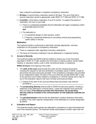 Form MP240 Order for Competency Restoration Treatment (Crorip, Crorop) - Washington, Page 3