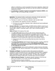 Form MP250 Order for Misdemeanor Competency Restoration Treatment (Crorip, Crorop, Cror) - Washington, Page 3