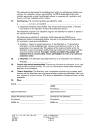Form MP250 Order for Misdemeanor Competency Restoration Treatment (Crorip, Crorop, Cror) - Washington, Page 5