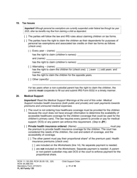 Form FL All Family130 Child Support Order - Washington, Page 11