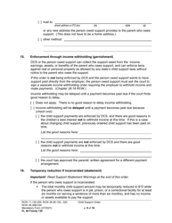 Form FL All Family130 Child Support Order - Washington, Page 9