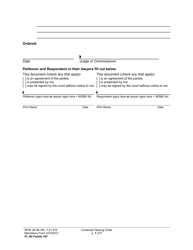 Form FL All Family167 Contempt Hearing Order (Orcn) - Washington, Page 7