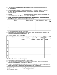 Form WPF CR84.0400 MHSA Felony Judgment and Sentence - Mental Health Sentencing Alternative - Washington, Page 3