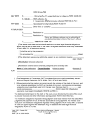 Form WPF CR84.0400 MHSA Felony Judgment and Sentence - Mental Health Sentencing Alternative - Washington, Page 7