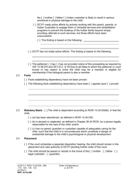 Form WPF JU03.400 Order of Dependency (Orodm) (Orodf) (Orod) (Ordne) (Ordd) - Washington, Page 3